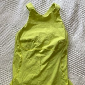 Lululemon high neck tank w/ built in bra - size 6